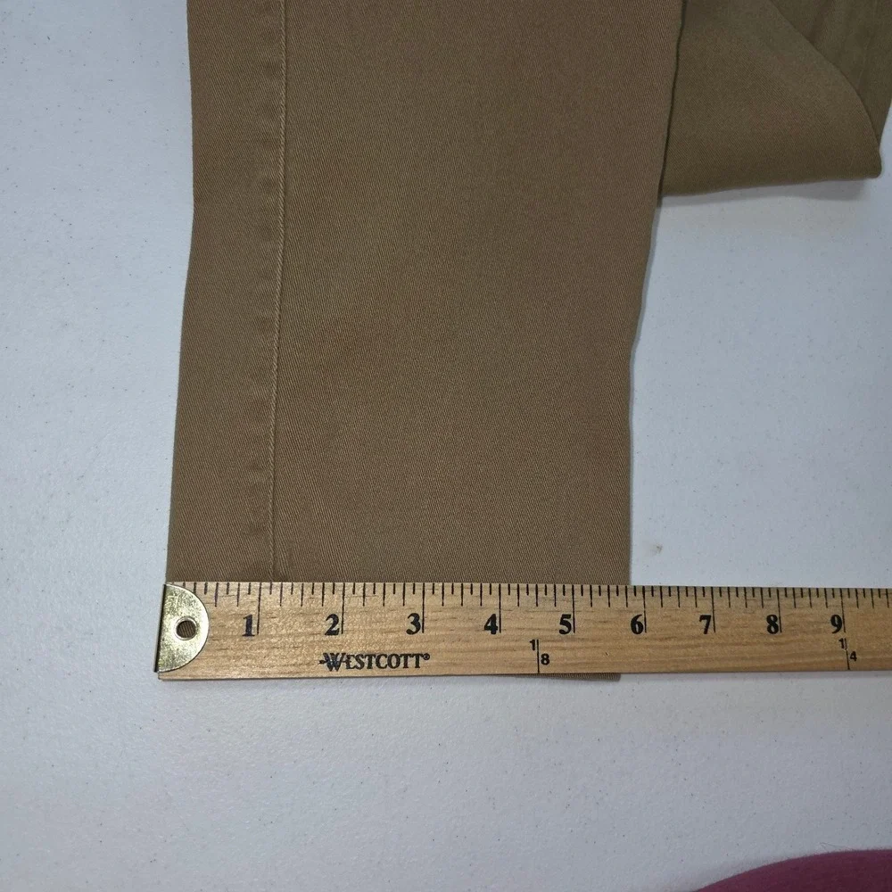 Tony Hawk Mens Tan Khaki Utility Y2K Cargo Pants Slim Straight Stretch 32x30